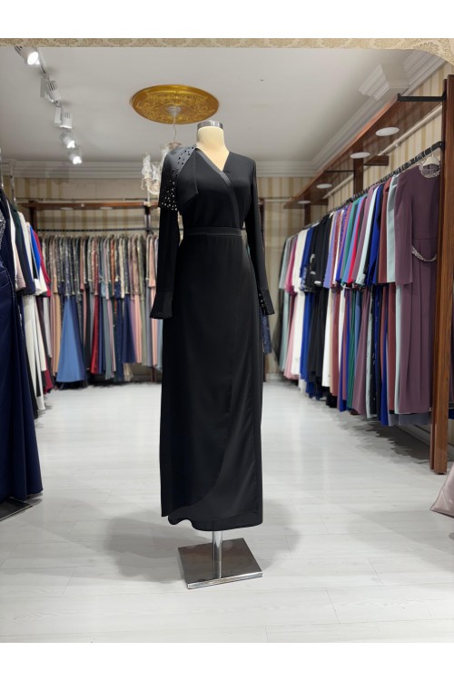 Zuhal Sagsöz 2599 Elbise Siyah