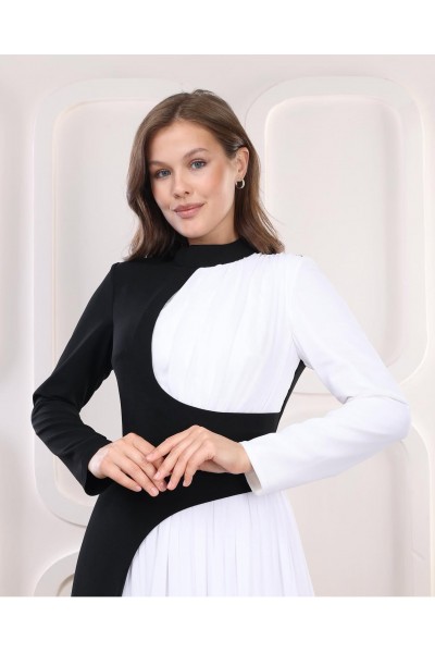 Zuhal Sagsöz Krep Şifon Elbise