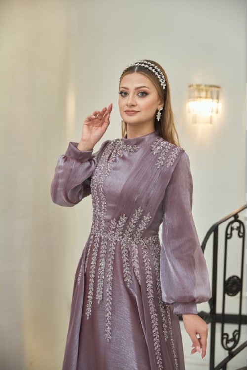 Al Marah Organze Abiye Gül Kurusu