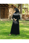 Rabia Şamlı Ponpon Triko  Elbise Siyah