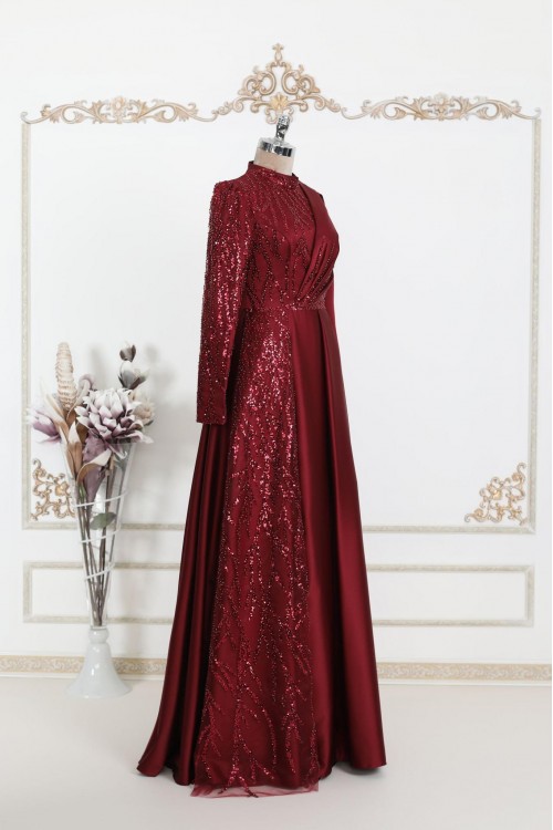 Zuhal Sagsöz Sultan Abiye Bordo Zuhal Sagsöz Sultan Abiye Bordo