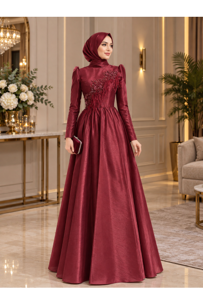 My Dreams Leylak Abiye Bordo